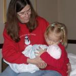 Grandma Jeanne with Kaylin & Keira