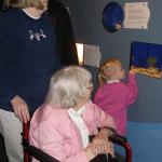 At Birch Aquarium Patti, Great Gma, & Kaylin