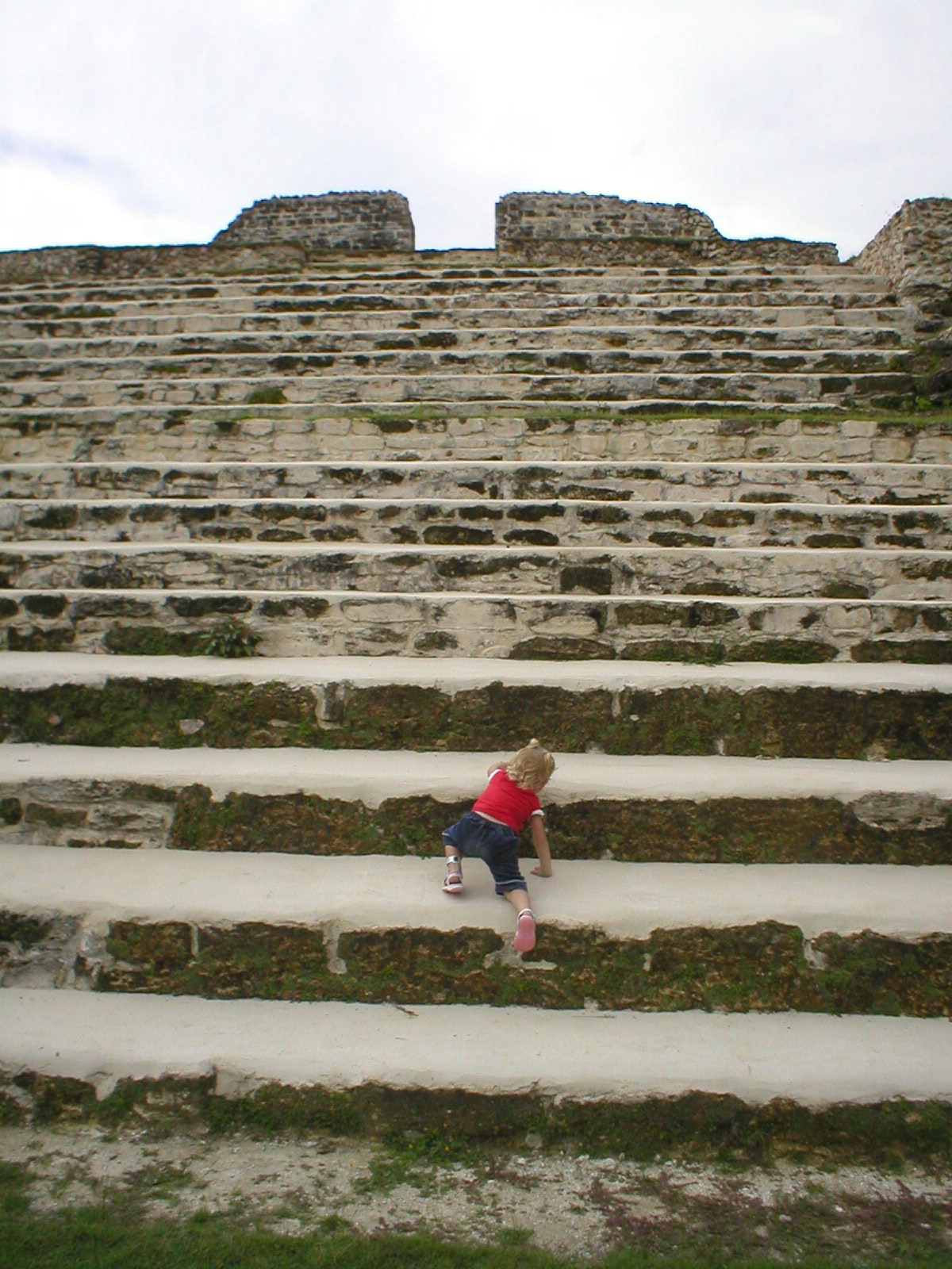 Belize - Altun Ha Mayan Ruins - Kaylin Climbing