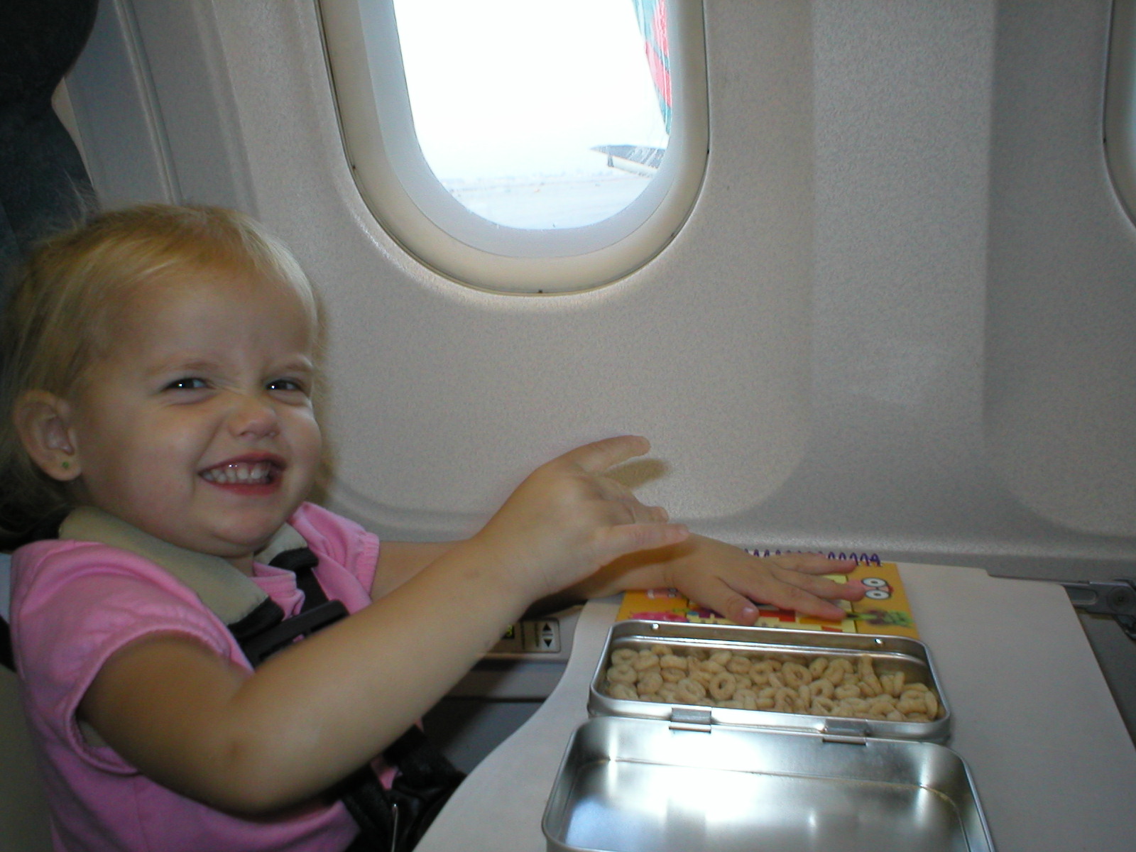 Kaylin before takeoff.