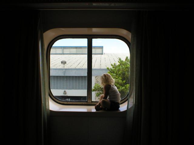 Miami - Kaylin sitting in the window