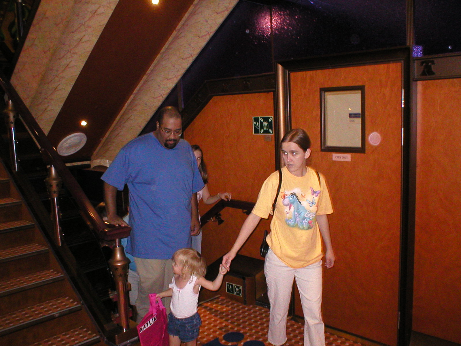 Exploring the Boat - Christine, Tony & Kaylin