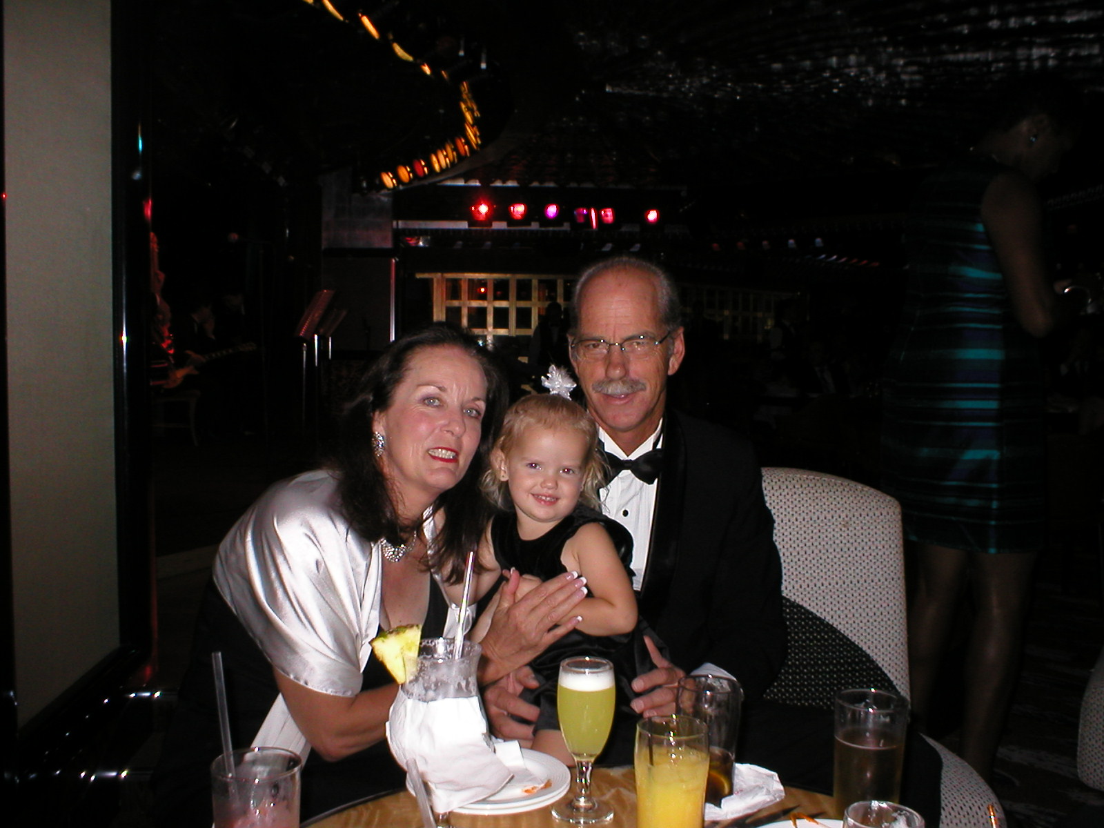 Walt & Carla & Kaylin at the Captain's Party