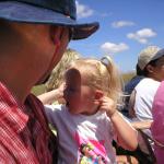 Everglades - Kaylin was flirting with the driver and making faces.