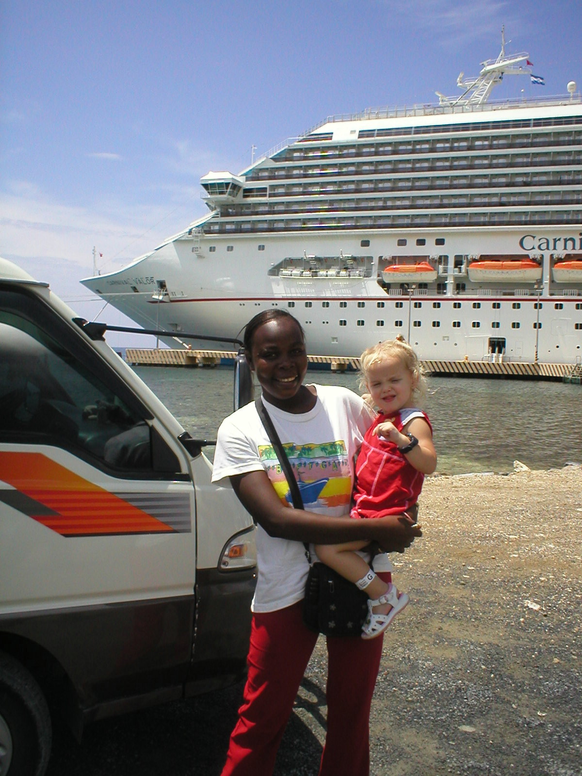 Roatan - Kaylin & Our Tour Guide Nicole