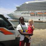 Roatan - Kaylin & Our Tour Guide Nicole