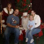 Ryan, Amy, Kaylin & Santa