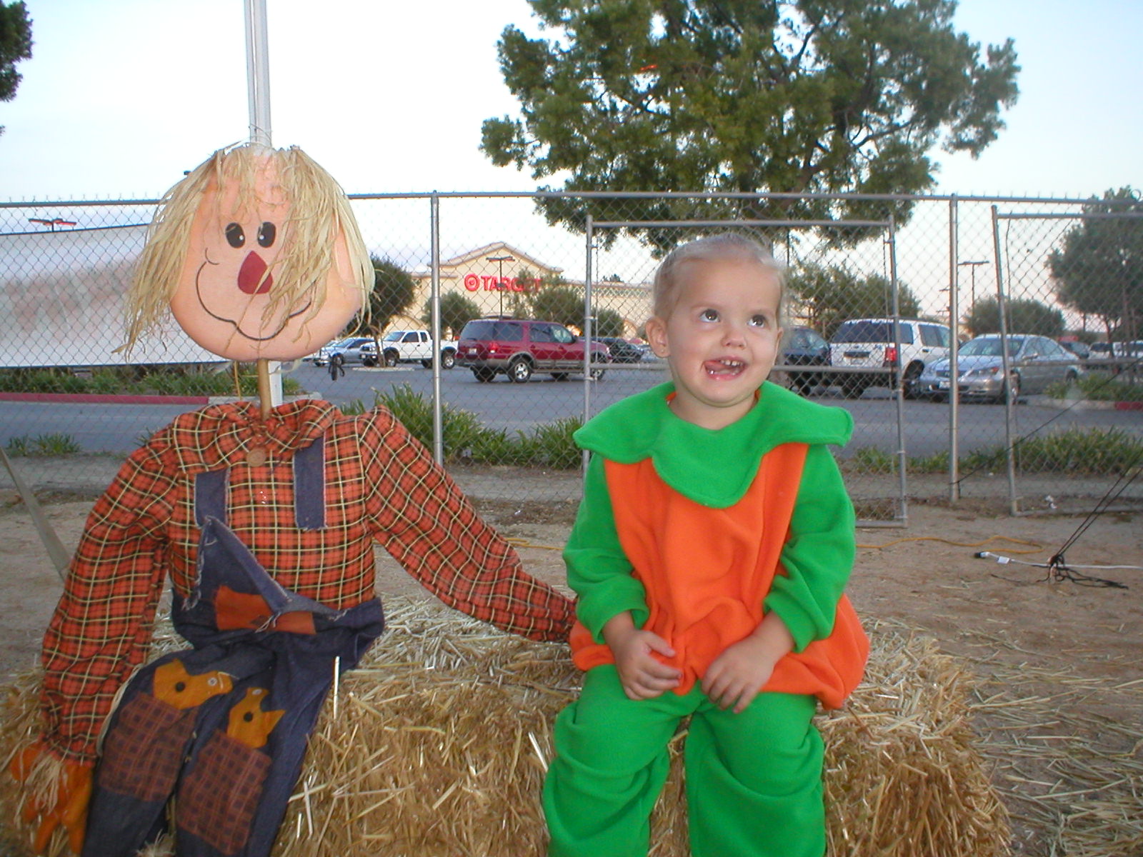 At the "Pumpkin Park" being silly