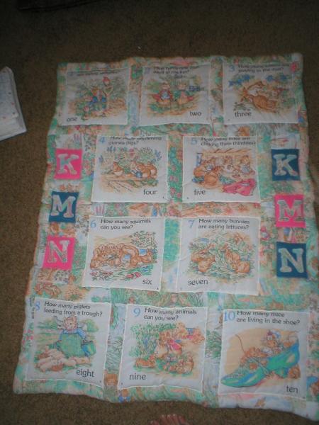 Kaylin's Quilt... made by Aunt Christine