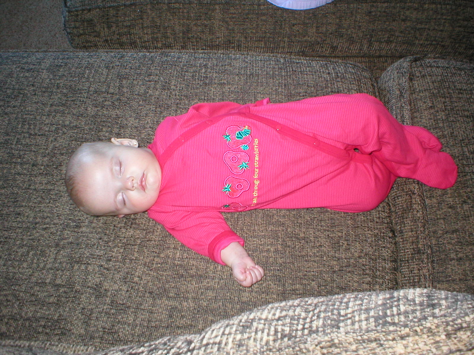 Shhhhh! Asleep in Mom's Favorite Outfit.