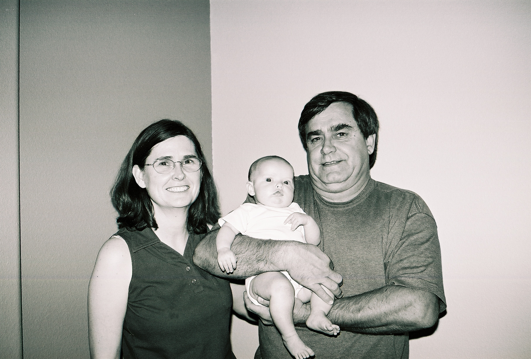 With Grandma Jeanne & Grandpa Dave