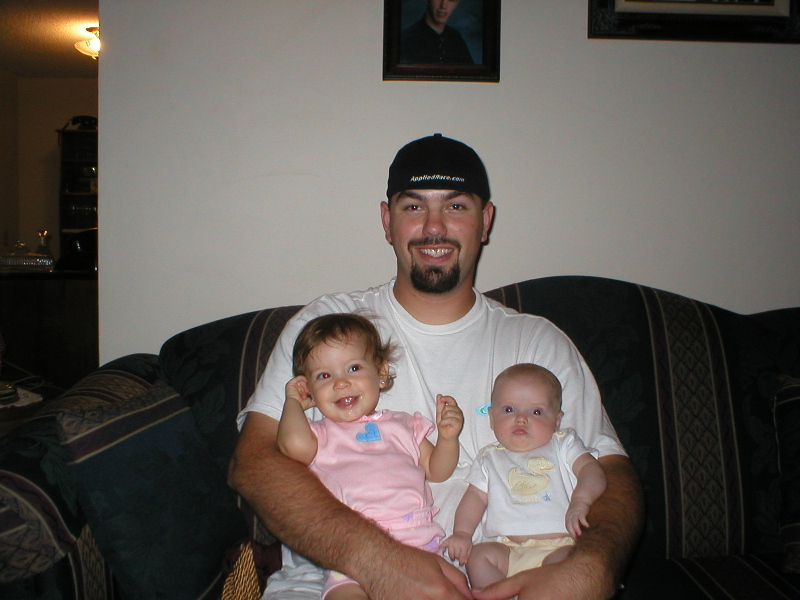 Ryan, Paige & Kaylin at Paige's 1st Birthday