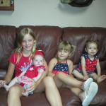 4th of July, Jessica, Kaylin, Savana & Paige all dressed up for the party.