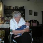 Kaylin with Great Grandma Neumann
