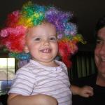 Hanging out with Grandpa, Being a Crazy Clown!