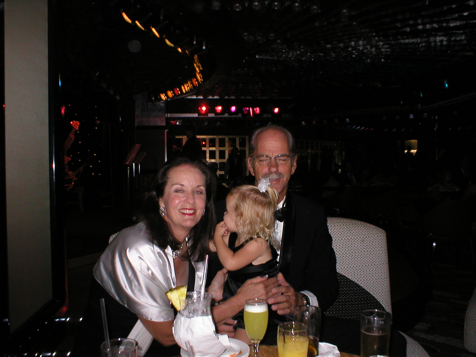 Walt & Carla & Kaylin at the Captain's Party