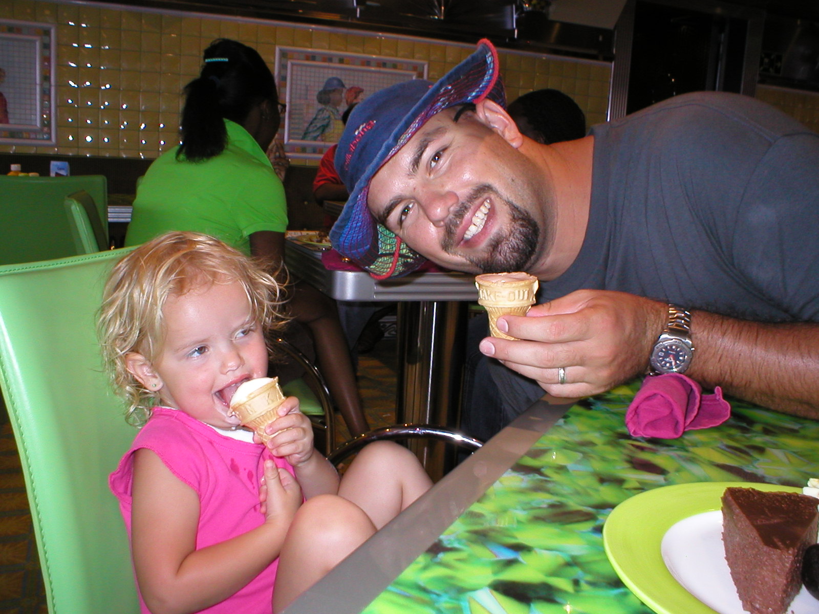 Kaylin & Ryan Enjoying some ice cream.
